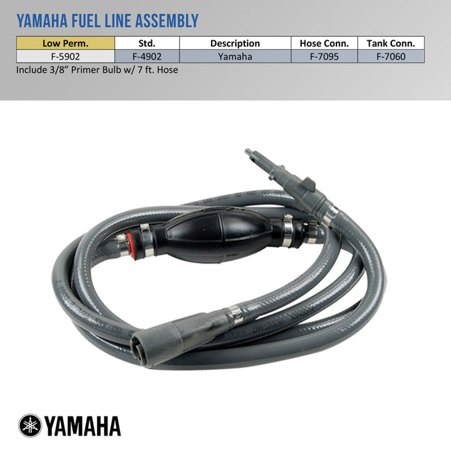 Standard Yamaha Fuel Line Assembly