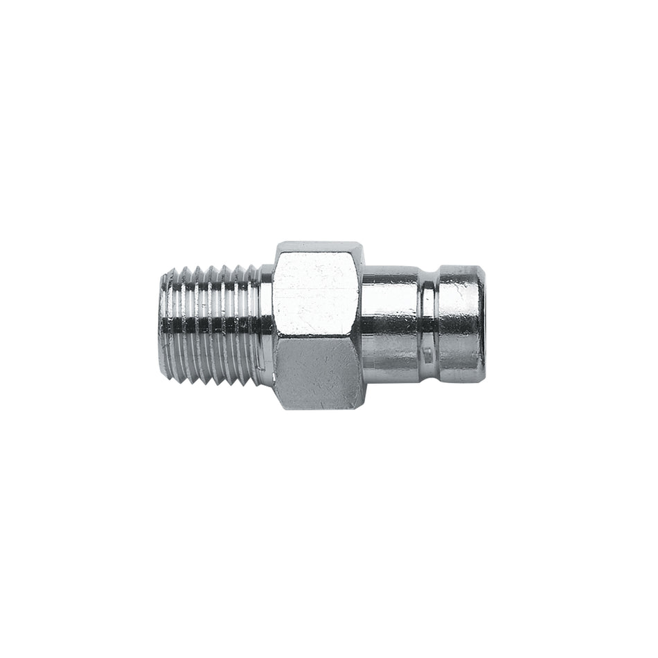 1/4" Large Chrome Plated Brass NPT Male Suzuki Quick Connectors