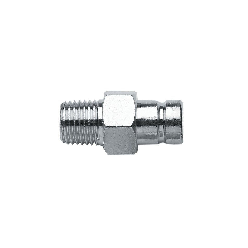 1/4" Small Chrome Plated Brass NPT Male Suzuki Quick Connectors