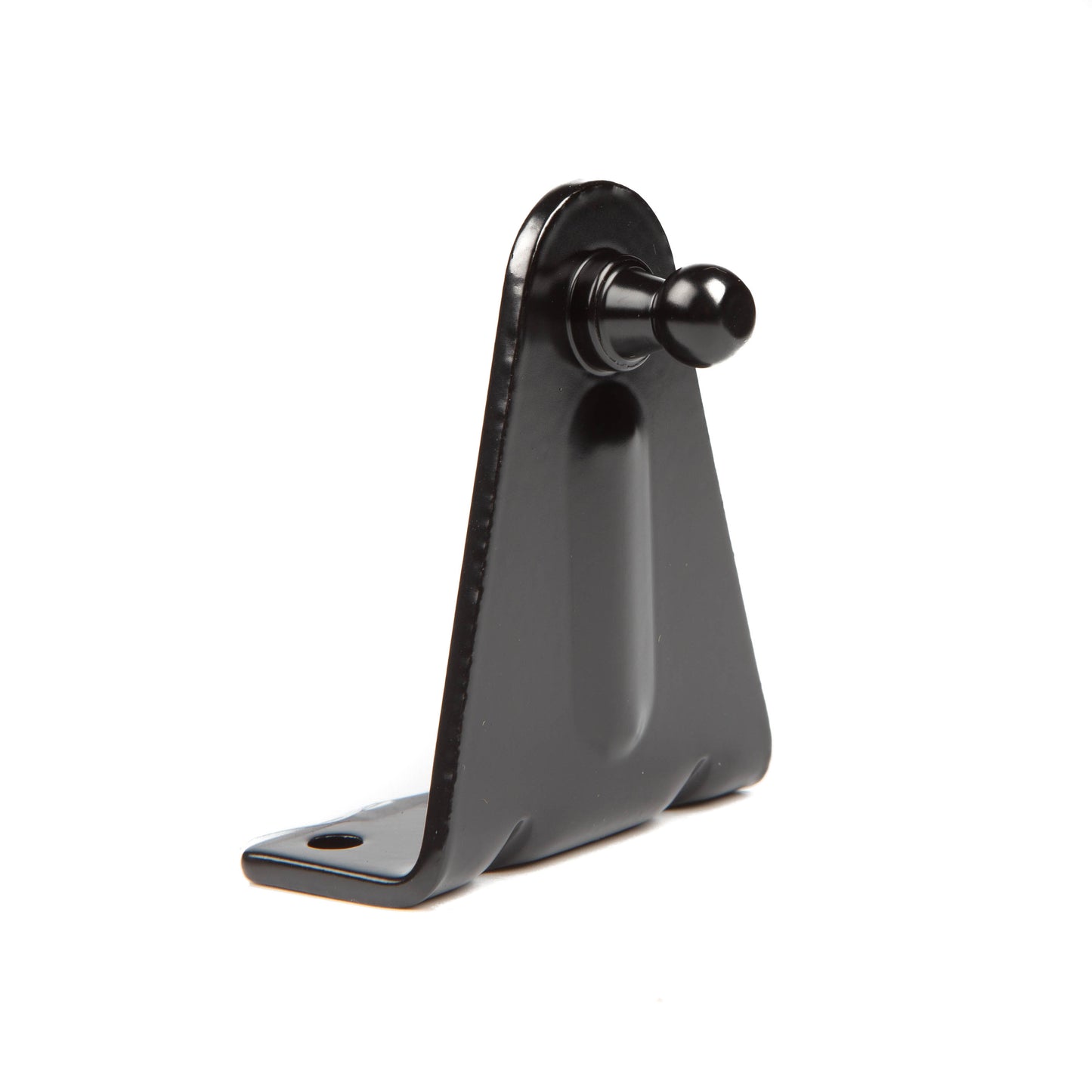 2-1/4" Long 1-1/4" Height Black Steel Gas Spring Mounting Bracket