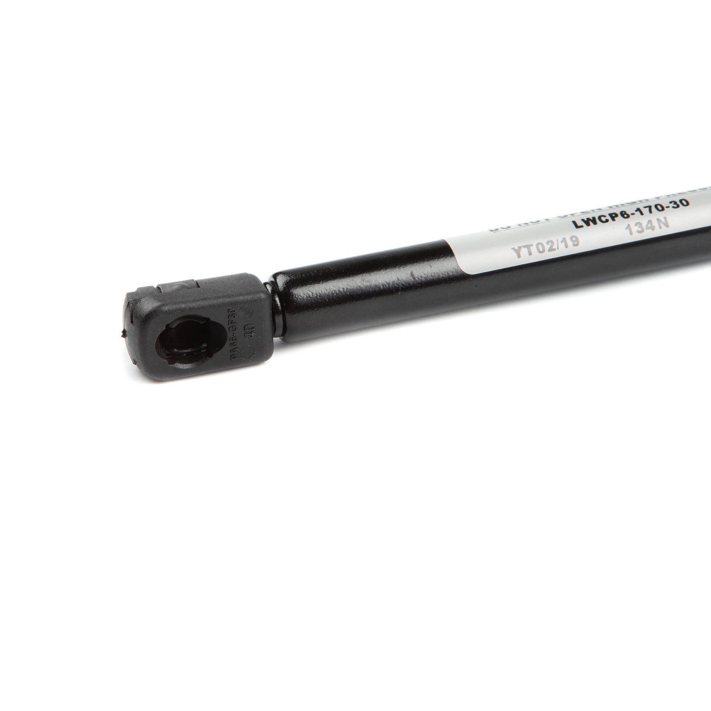 7-1/2" 8mm Rod Black Nitrate Gas Spring with 20 P1 Force