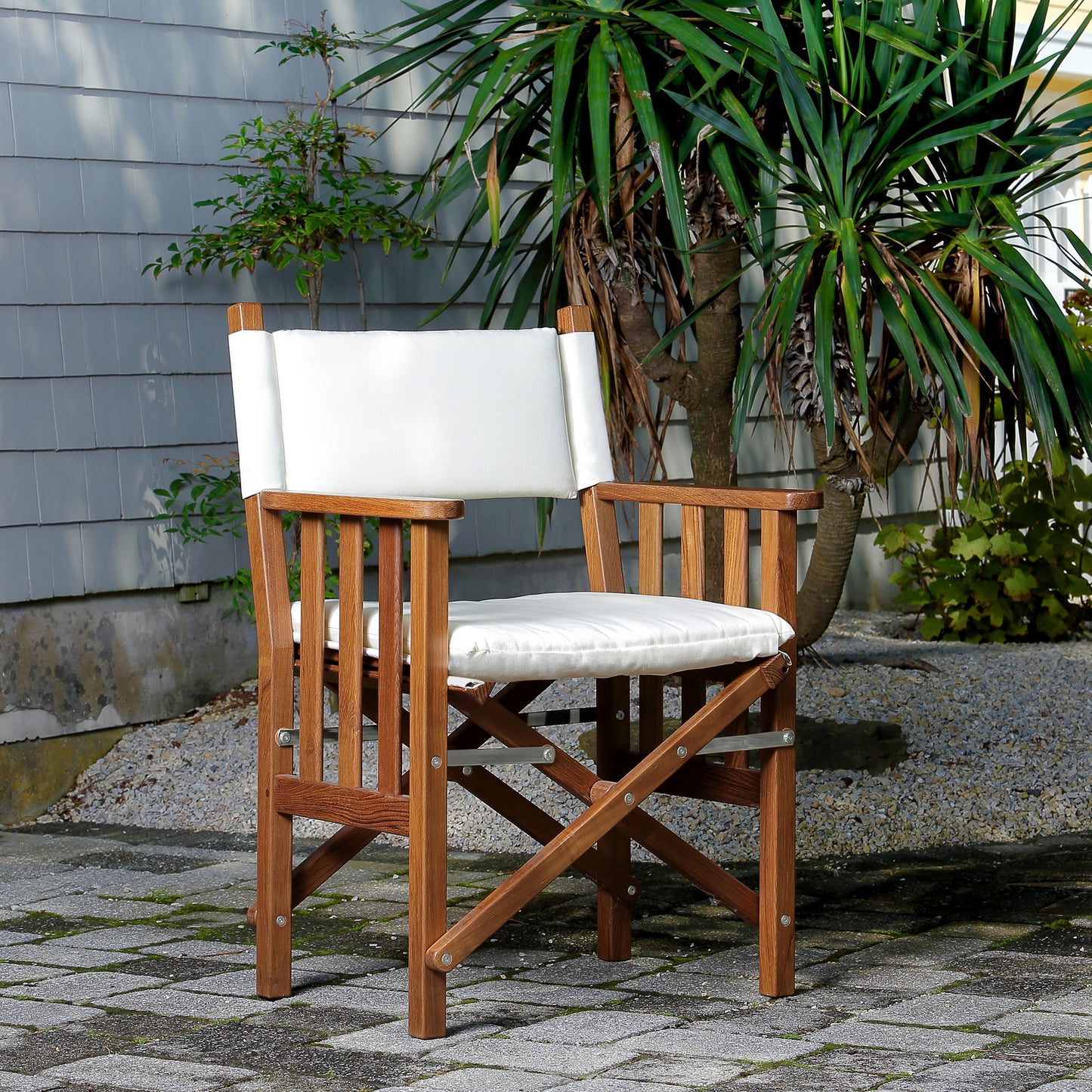 Director's Chair II with Ivory Cushions