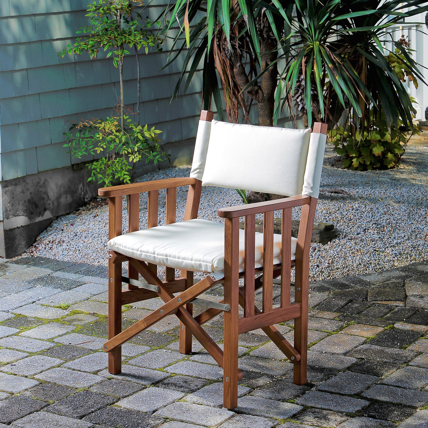 Director's Chair II with Ivory Cushions