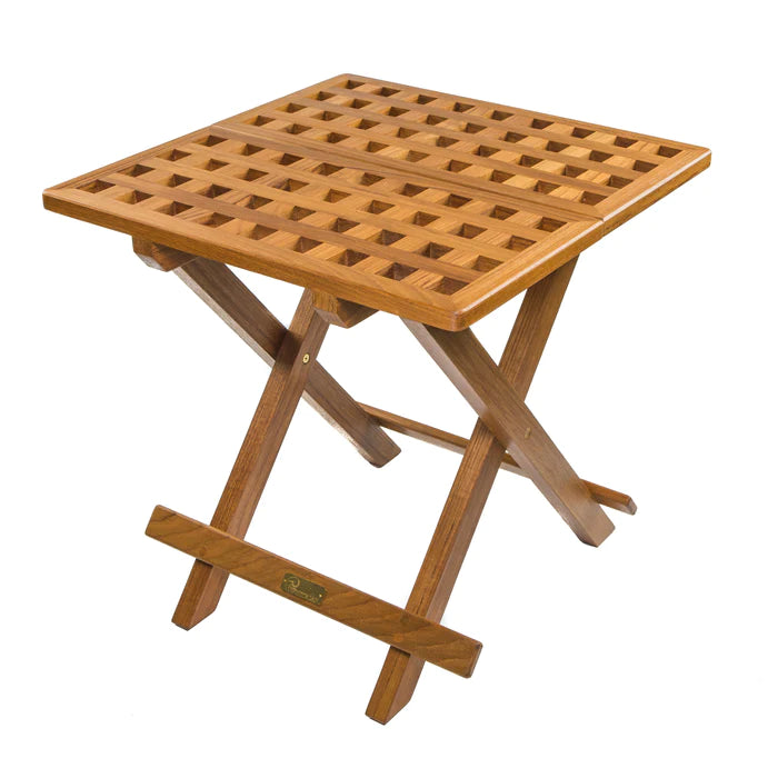 Premium Grade Teak Grate Top Fold Away Table