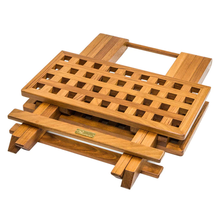Premium Grade Teak Grate Top Fold Away Table