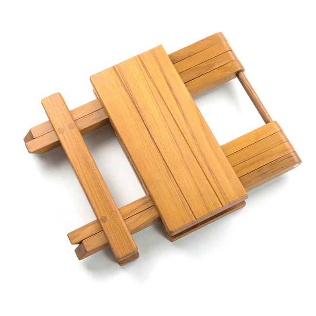 Grooved Top Fold Away Table