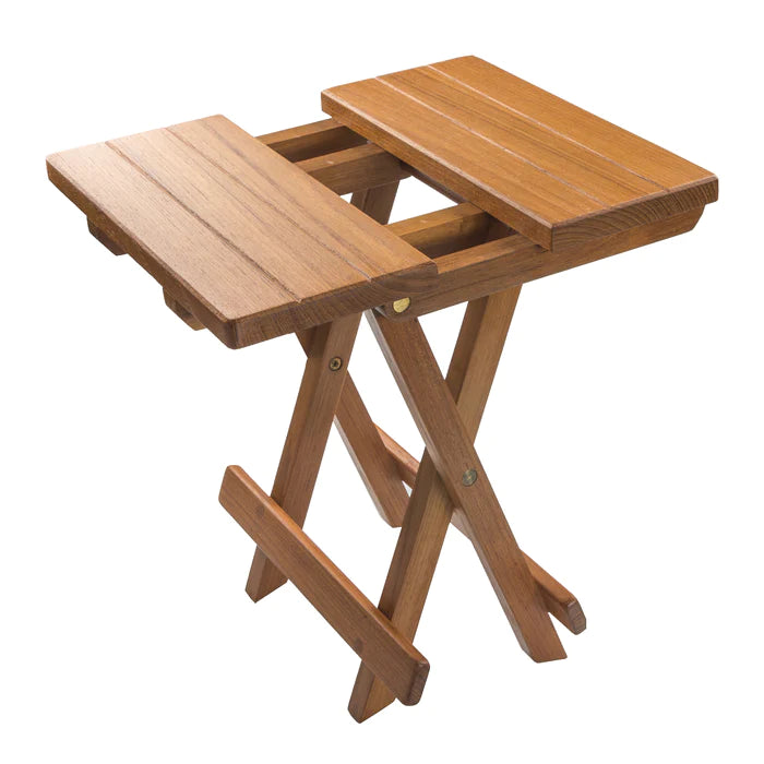Grooved Top Fold Away Table