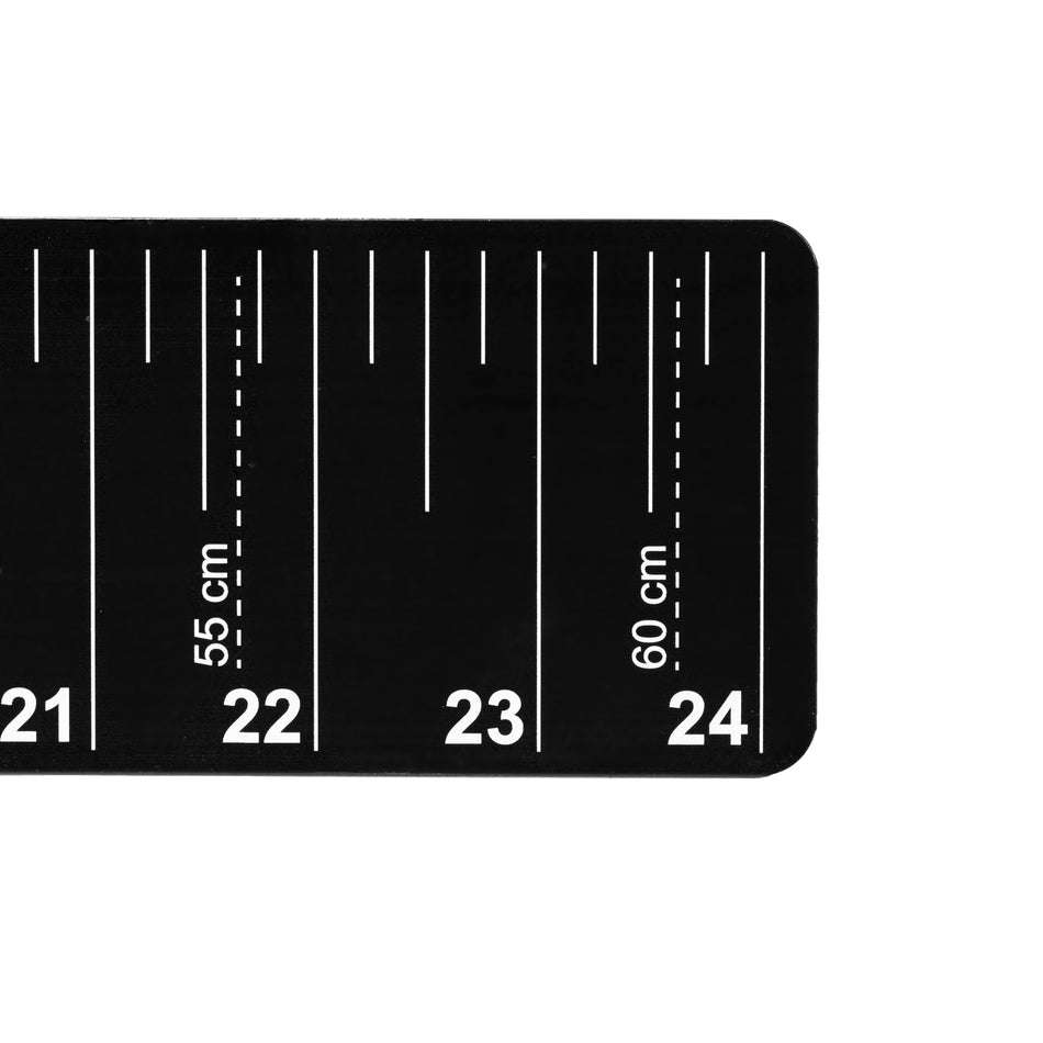 24" Black Anodized Stainless Steel Lunker Scale Live Catch Ruler