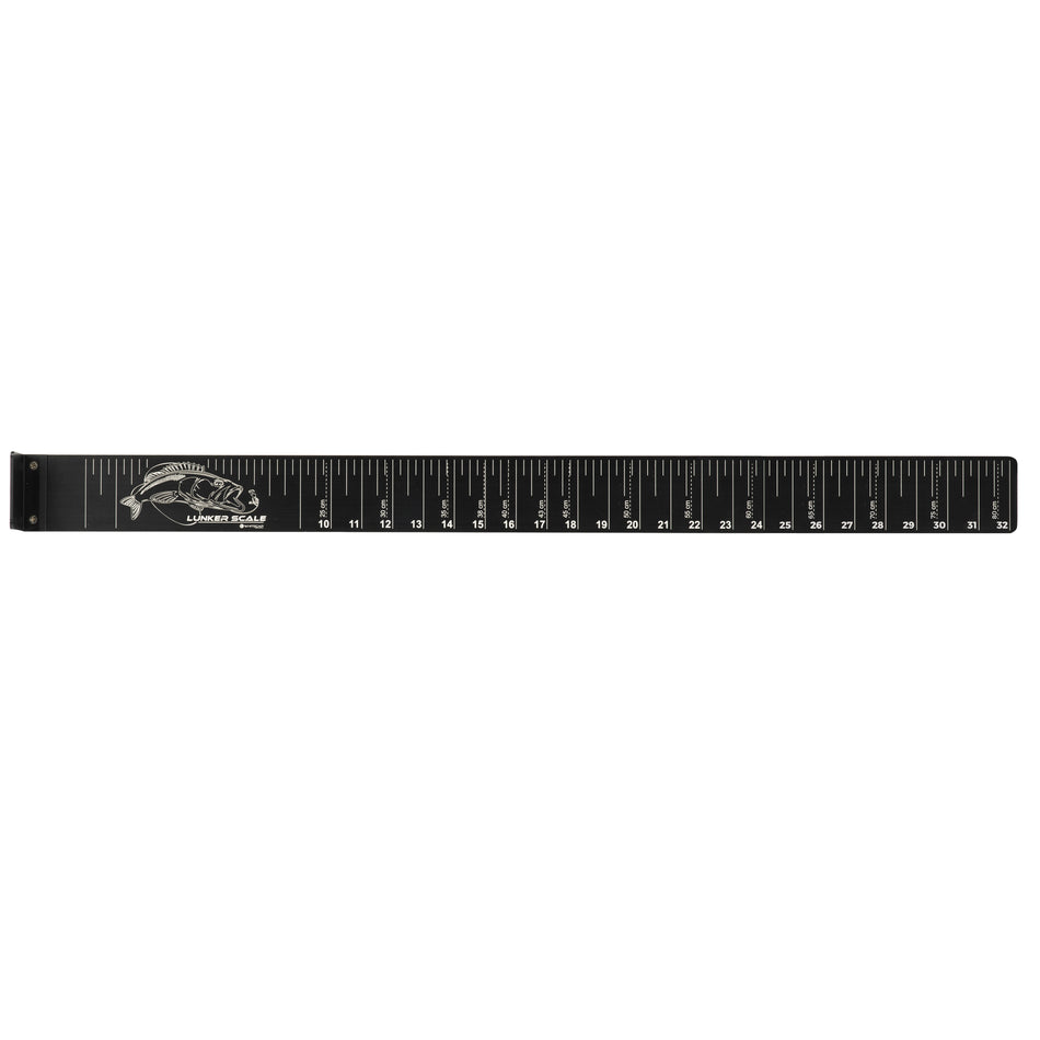 32" Black Anodized Stainless Steel Lunker Scale Live Catch Ruler