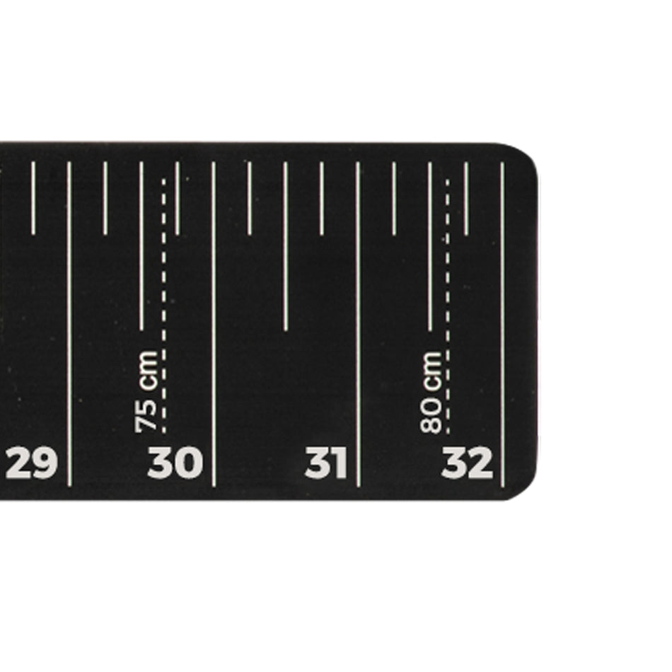 32" Black Anodized Stainless Steel Lunker Scale Live Catch Ruler