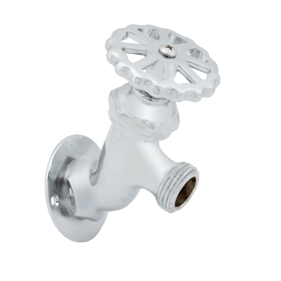 4" Depth Chrome Plated Brass Washdown Outlet/Inlet