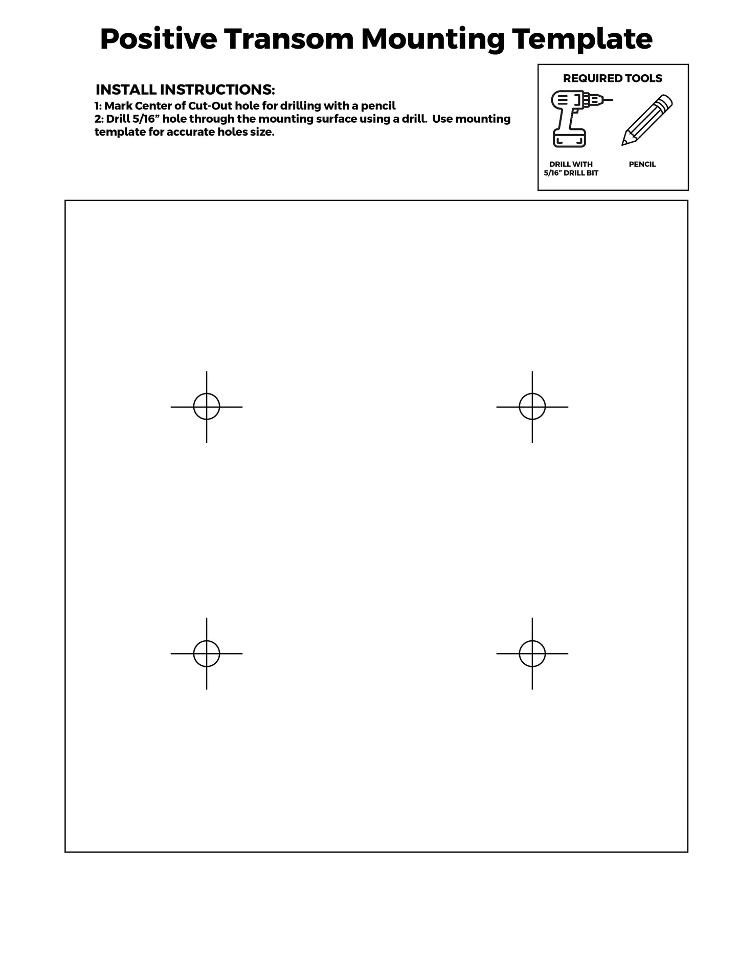 Anodized Aluminum Faceplate Invisible Ladder - 4 Step Positive Transom