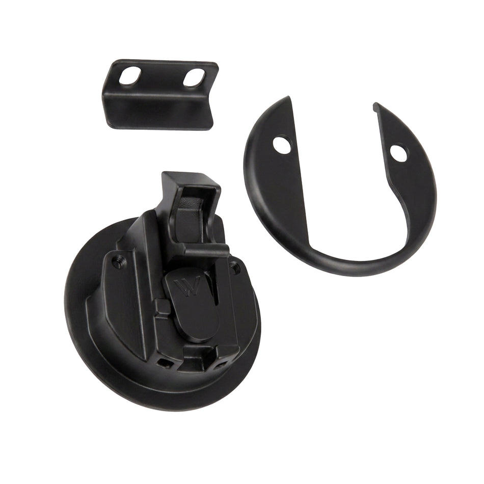 2-7/16" Platinum Series Black PVD 316 Stainless Steel Non-Locking Ring Slam Latch
