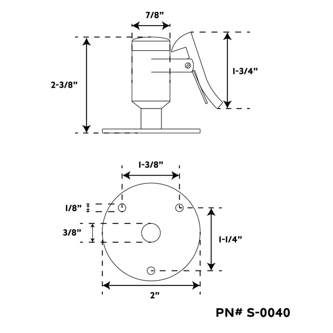 316 Stainless Steel Door Holder with Cushion