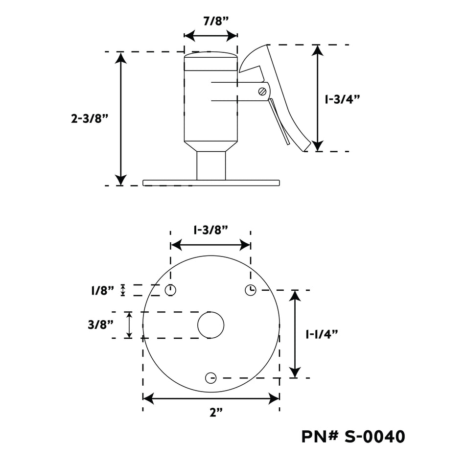 316 Stainless Steel Door Holder with Cushion