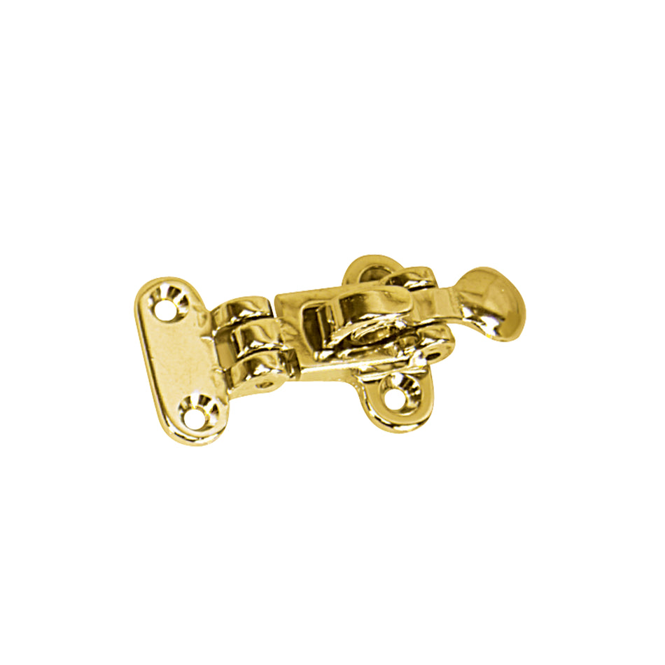 Polished Brass Anti-Rattle Hold-Down