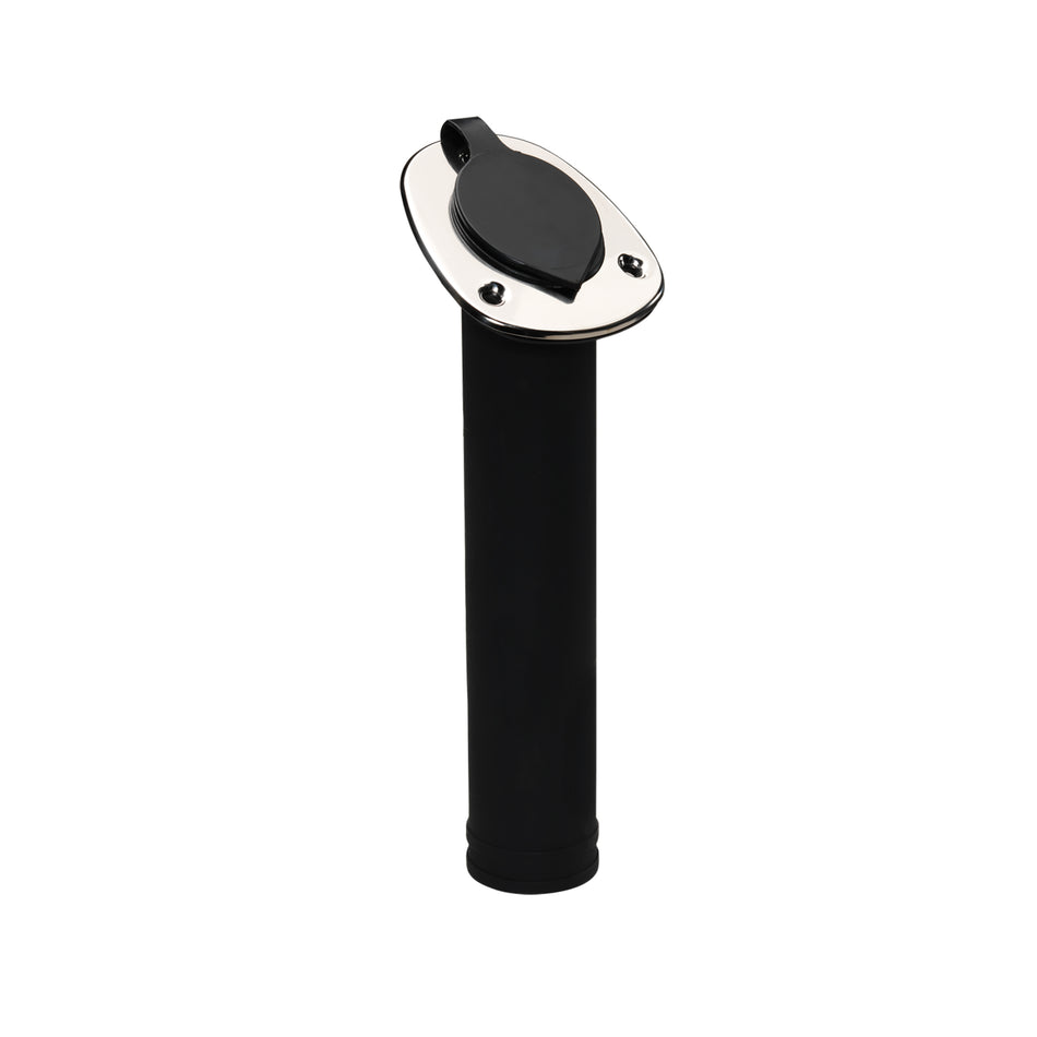 30° 316 Stainless Steel Nylon Flush Mount Rod Holder with Cap
