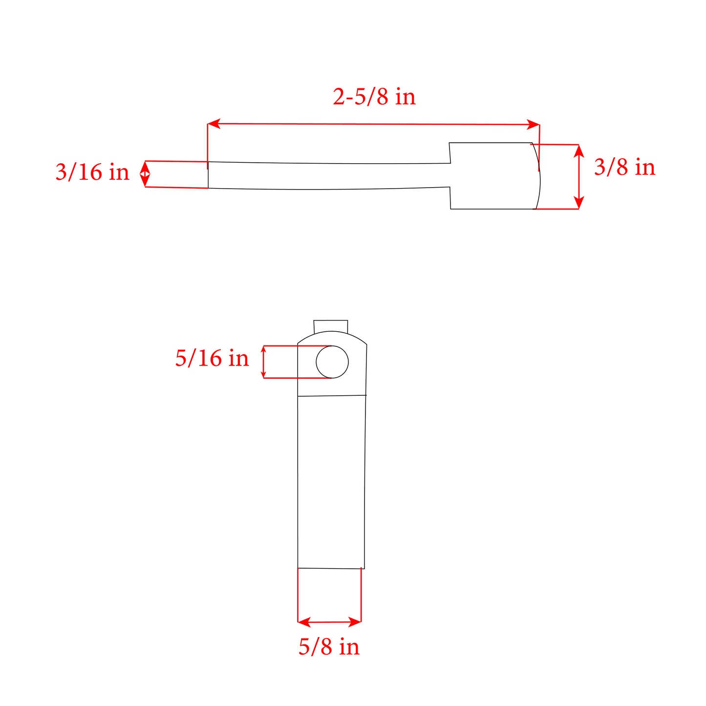 Cam Bar (2-1/8")  S-0214