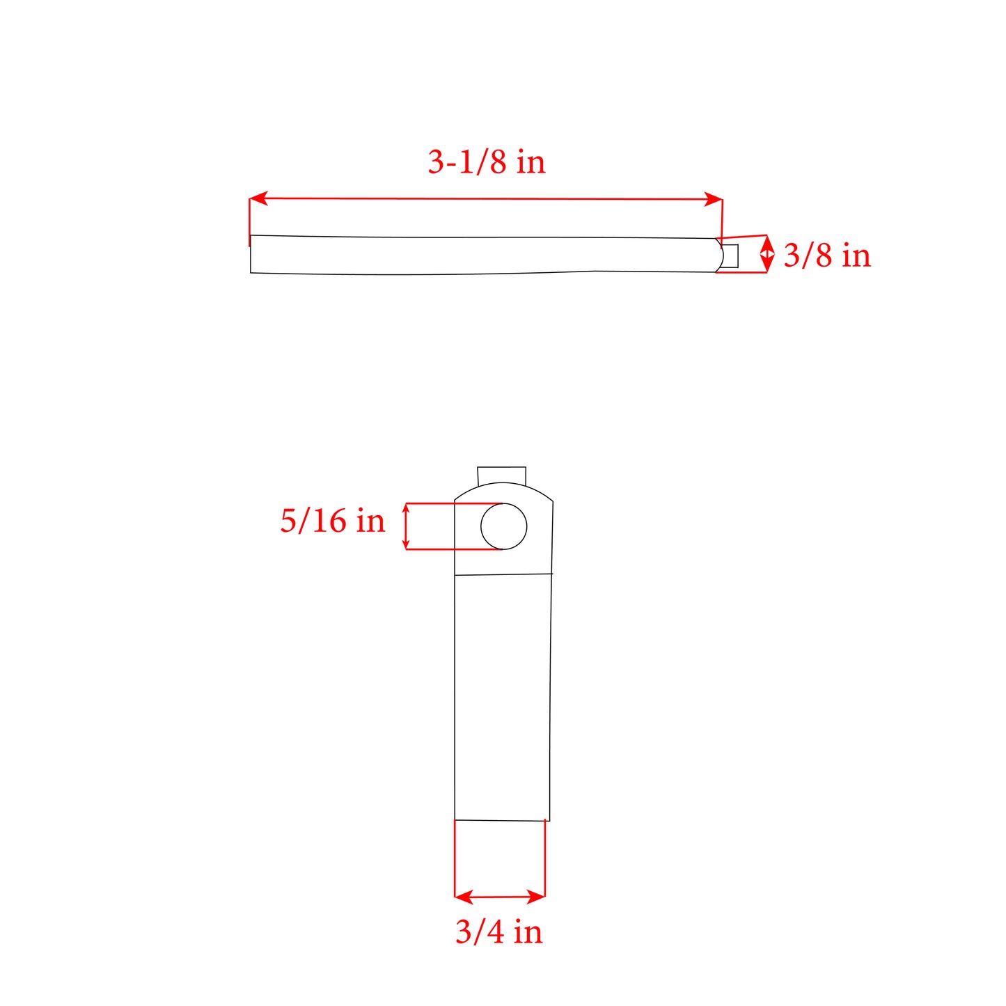 Cam Bar (2-5/8") FRESH WATER USE ONLY- S-0226A