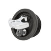 3" Chrome Plated Zinc Black Nylon Locking T-Style Non-Compression Handle