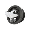 Locking Chrome Plated Zinc Black Nylon T-Style Non-Compression Handle
