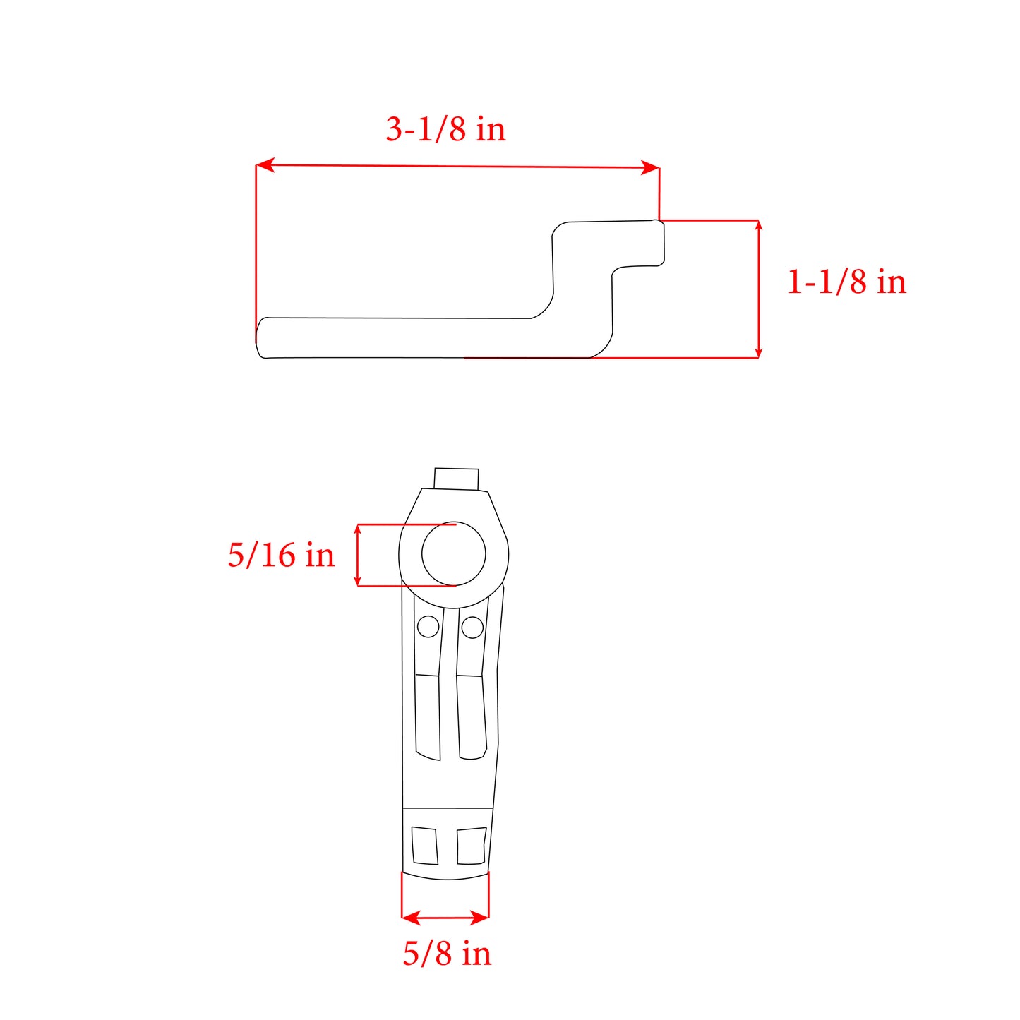 Cam Bar (2-7/8") FRESHWATER USE ONLY- S-0226LOSTR