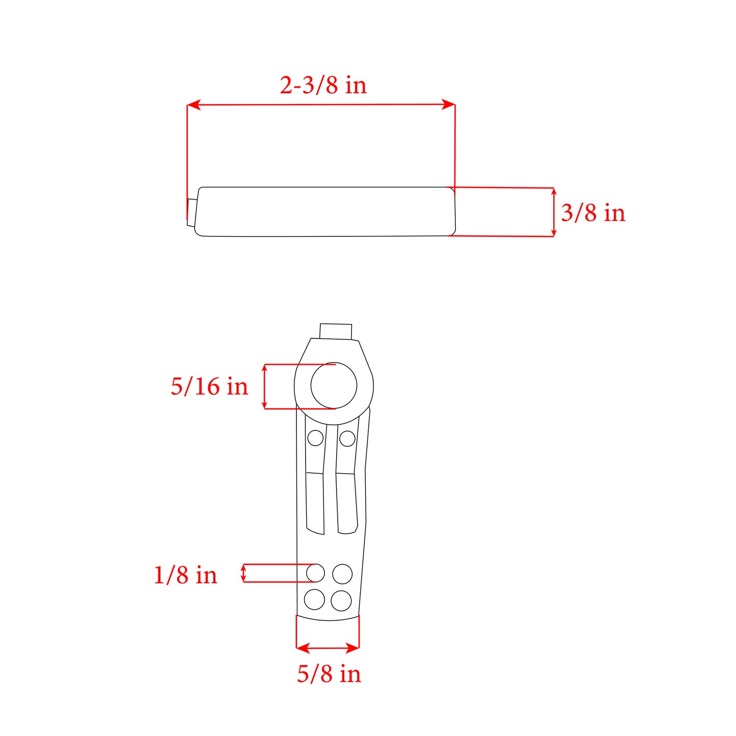 Cam Bar (1-7/8") FRESHWATER USE ONLY- S-0226SL