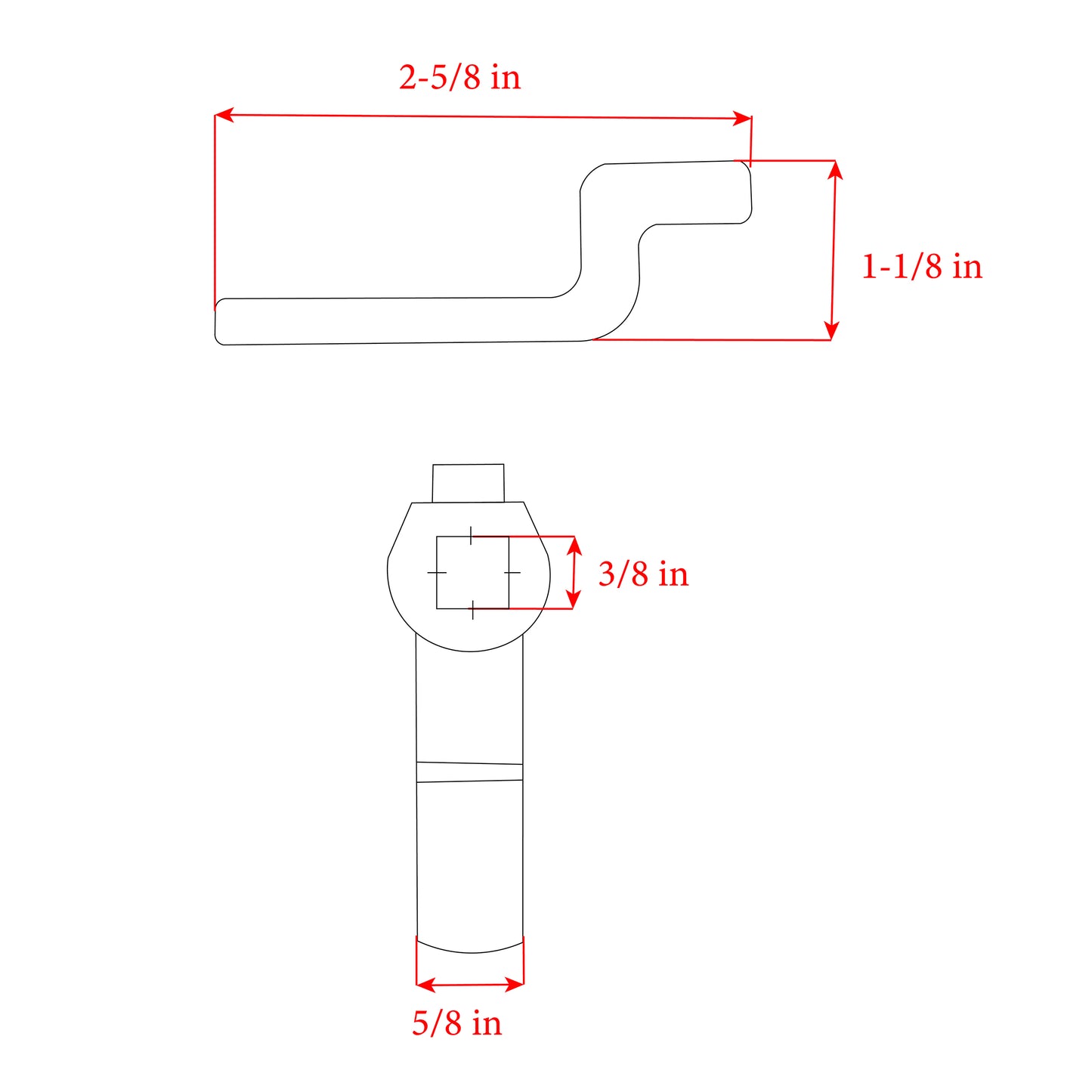 Cam Bar (2-1/8")  S-0226SOSQ