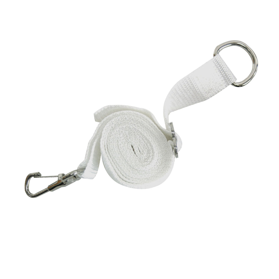 72" White Adjustable Dacron Bimini Straps