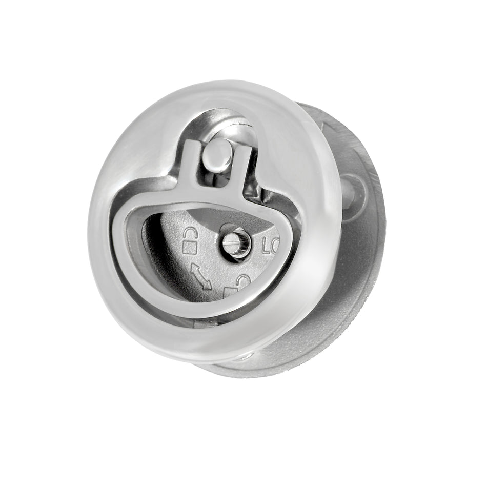 3" 316 Stainless Steel Locking Compression Handle with 1/2" -7/8" Surface Depth