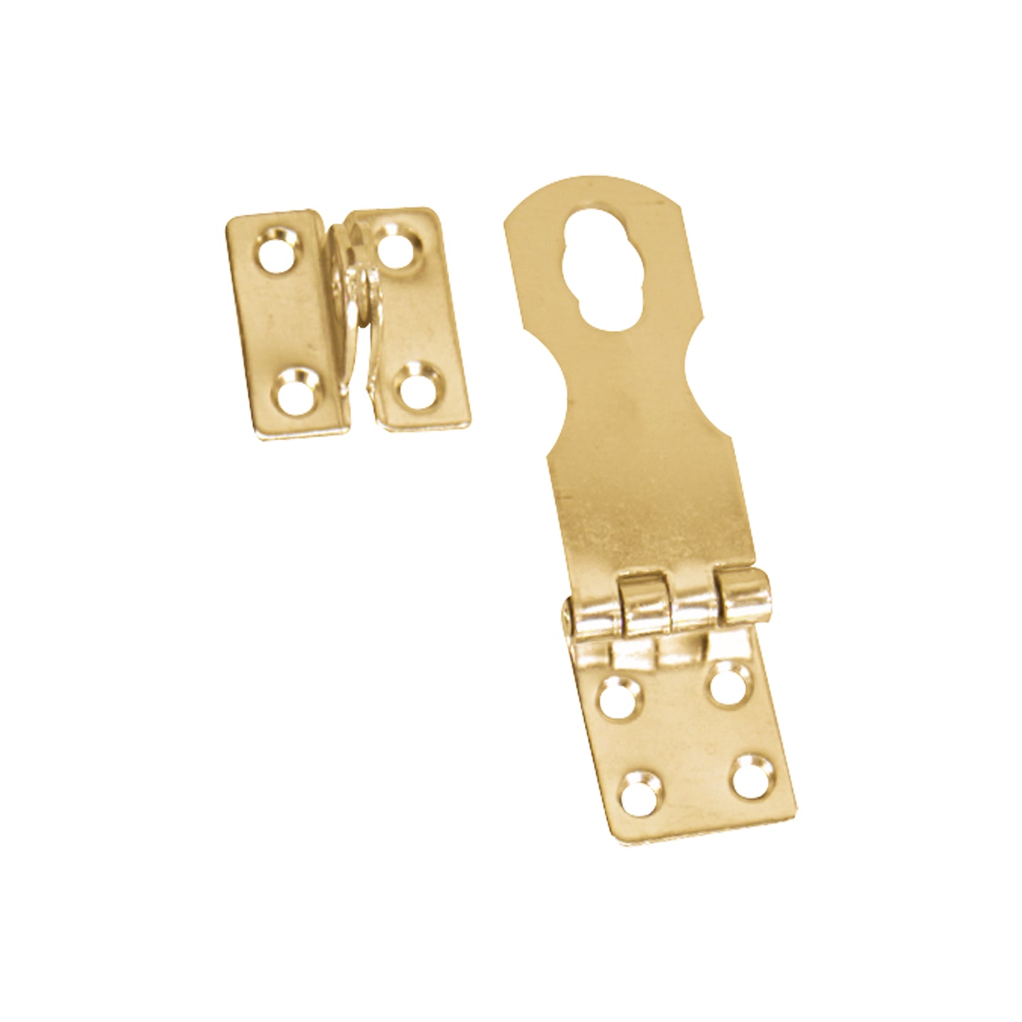Polished Brass Swivel Safety Hasp