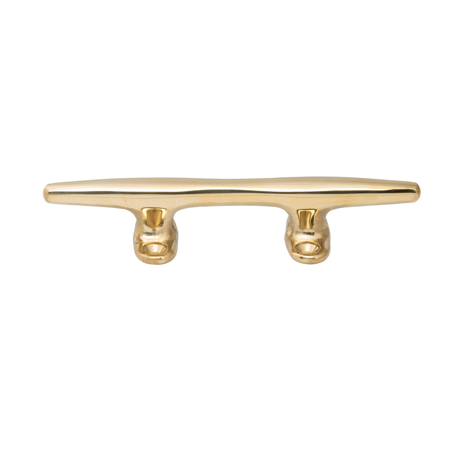 5-1/2" Polished Brass Hollow Base Cleat