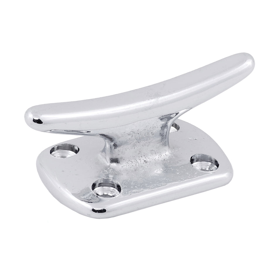 2" Chrome Plated Brass Fender Cleat