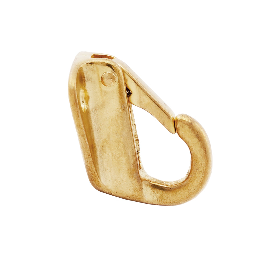 Polished Brass Fender Hook