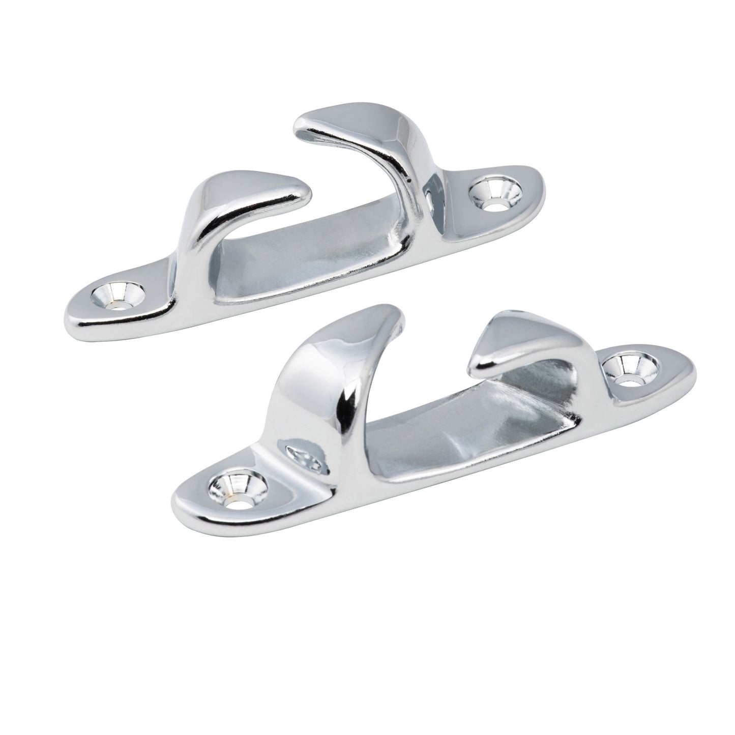 4" Chrome Plated Brass Skene Bow Chock