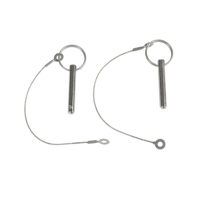 Stainless Steel Quick Release Pin with Retractable Ball for 1" Sq. Tubing