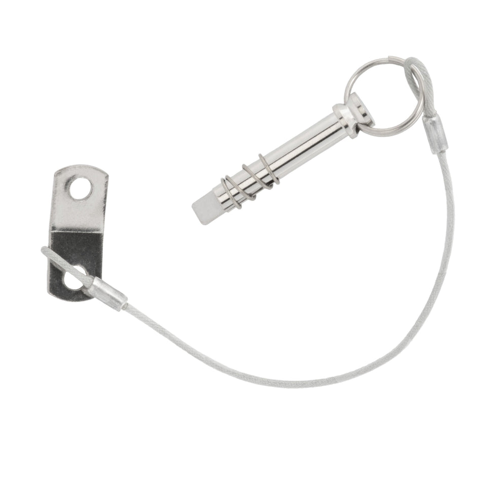 1/4" x 1" Stainless Steel Quick Release Pin with Flip Tab and Spring