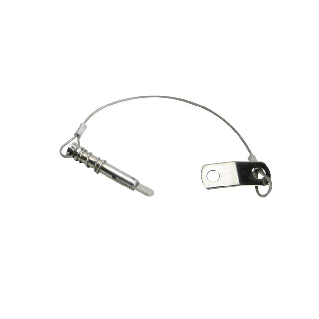 1/4" x 1" Stainless Steel Quick Release Pin with Flip Tab and Spring