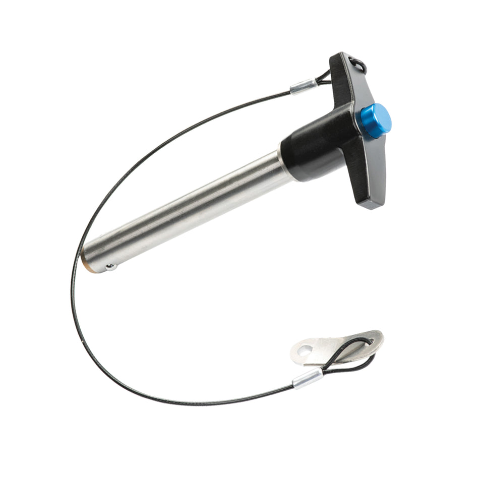 4-1/2" x 2" Stainless Steel Quick Release Detent Pin with Lanyard & Tab