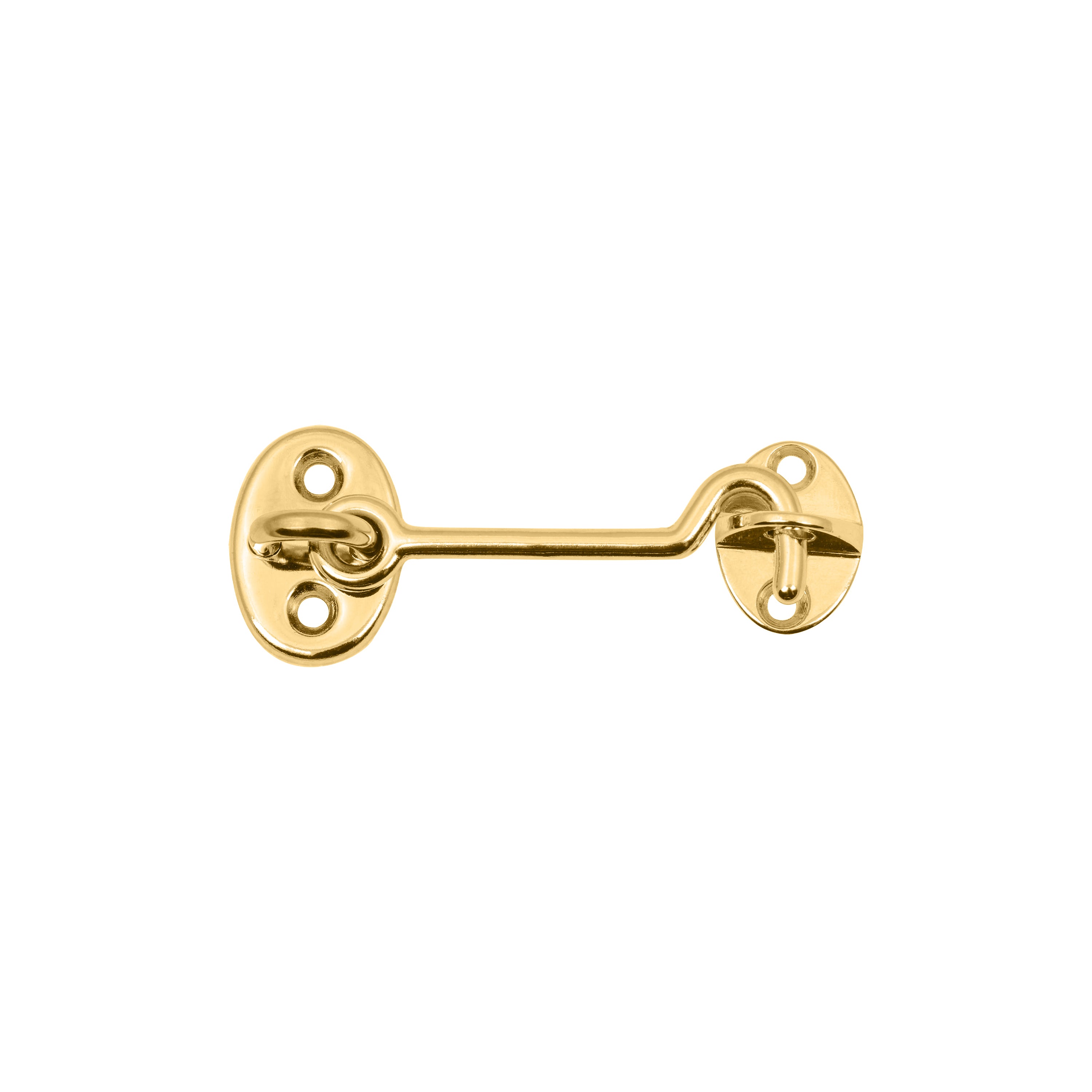 2" Polished Brass Cabin Door Hook – Whitecap Marine Hardware