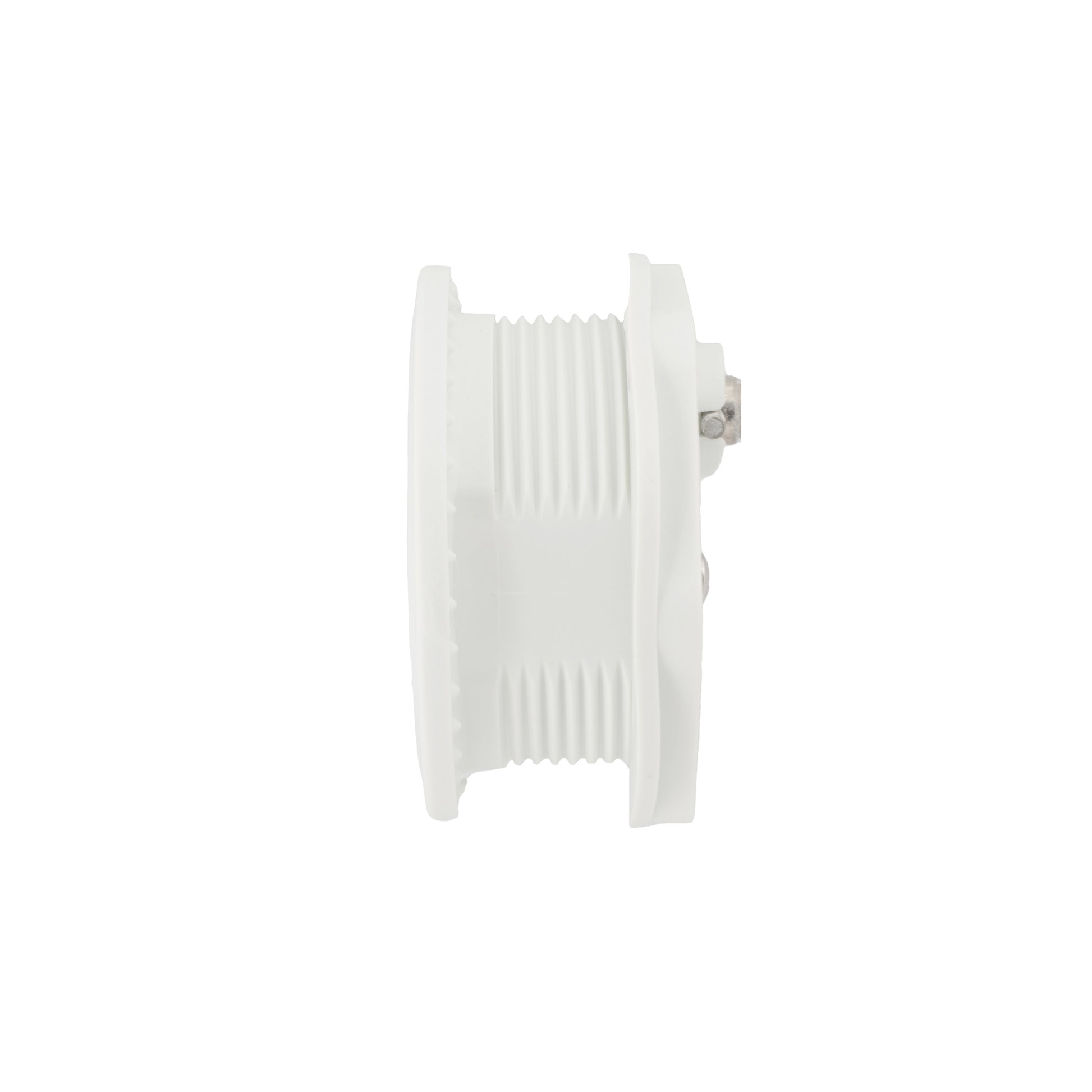 Chrome Plate Zinc/ White Nylon T-Style Compression Handle with No Shaf ...