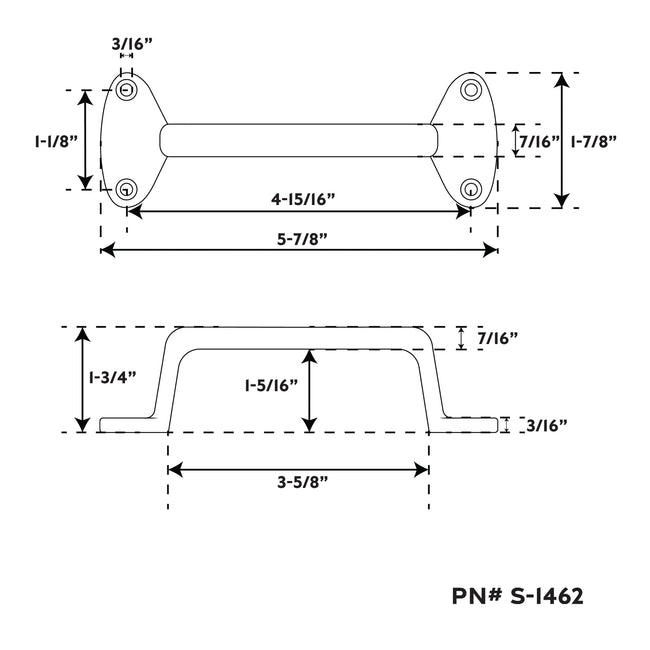 Chrome Plated Zinc Stern Handle