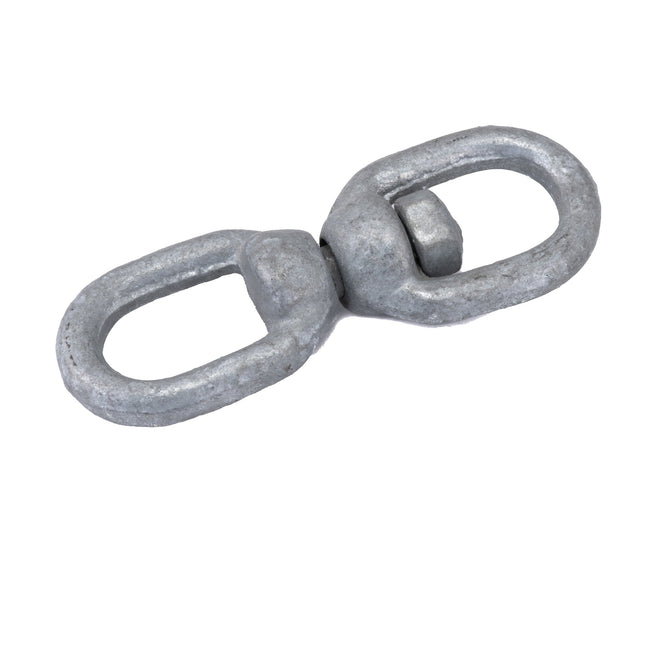 5/8" Galvanized Steel Eye to Eye Swivel