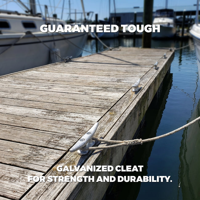 8" Galvanized Steel Dock Cleat