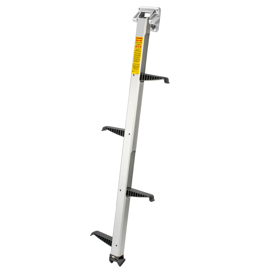 316 Stainless Steel Faceplate Invisible Ladder - 4 Step Positive Transom