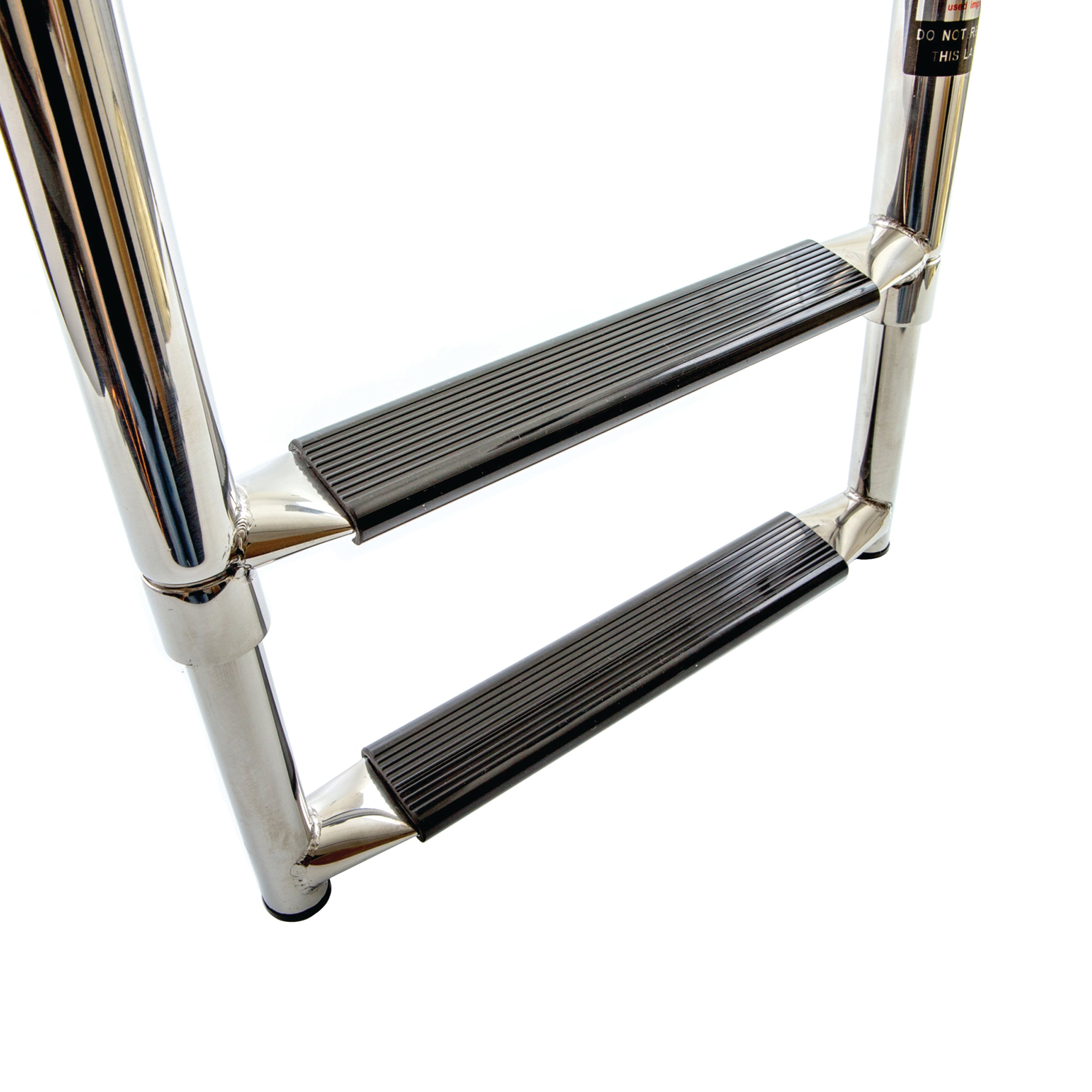4-Step 304 Stainless Steel Telescoping Ladder – Whitecap Marine
