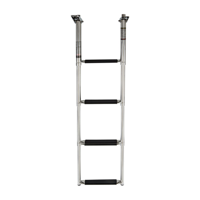 4-Step 304 Stainless Steel Telescoping Ladder