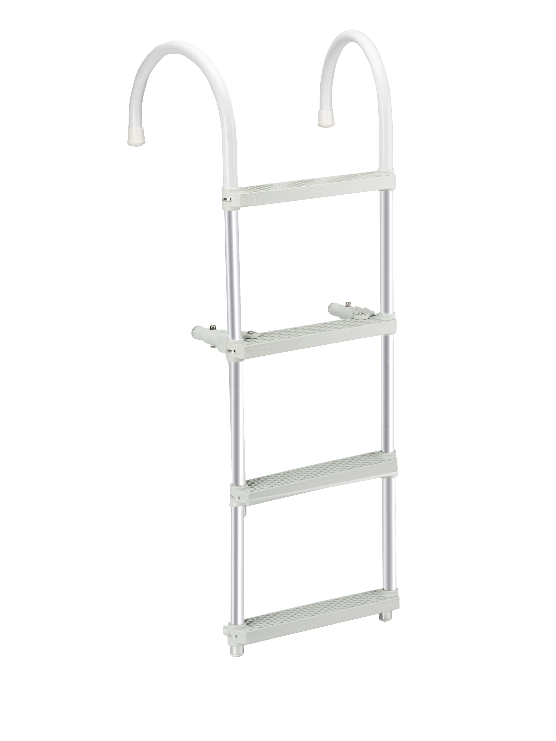 7" Hooks Gunwale 4Step Ladder Whitecap Marine Hardware