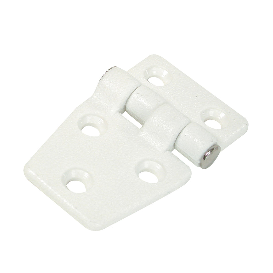 White Nylon Shortside Door Hinge