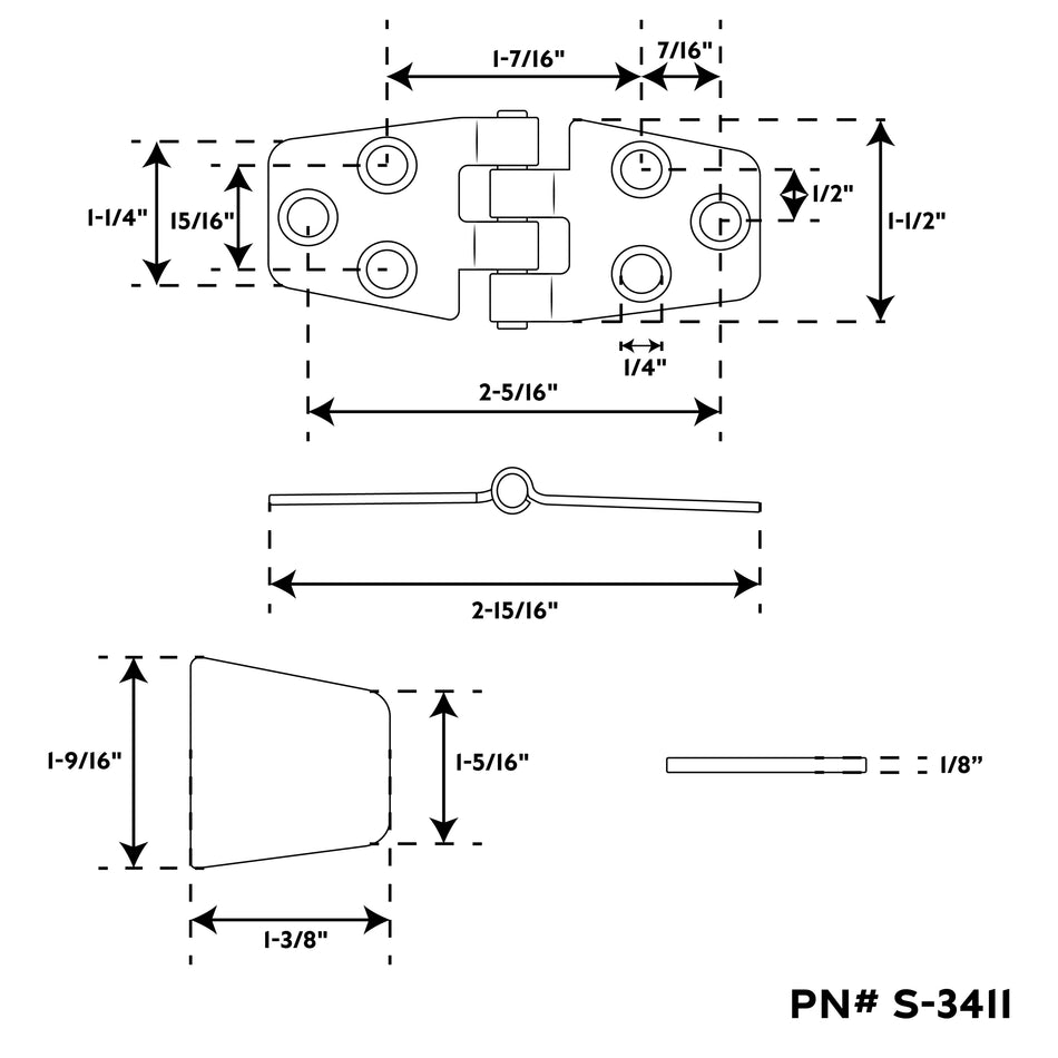 Swaged Hinge Assembly